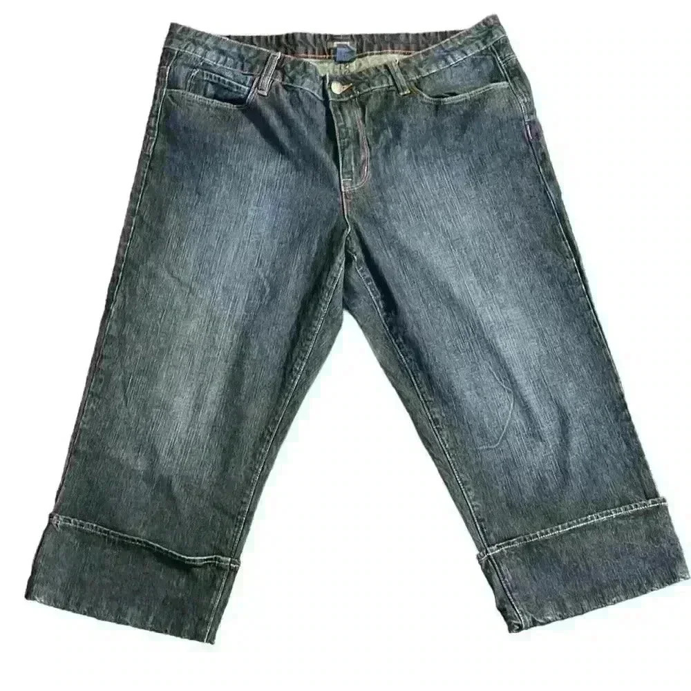Classic Grey Ankle Crop Jeans - Women's